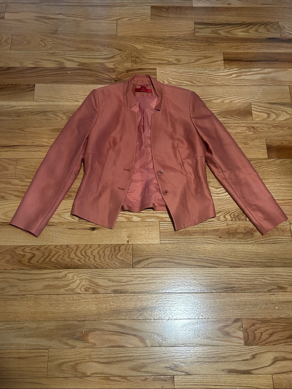 HUGO Coral-Peach Tailored Blazer
